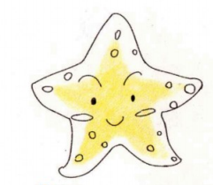 儿童绘画怎么画海星?