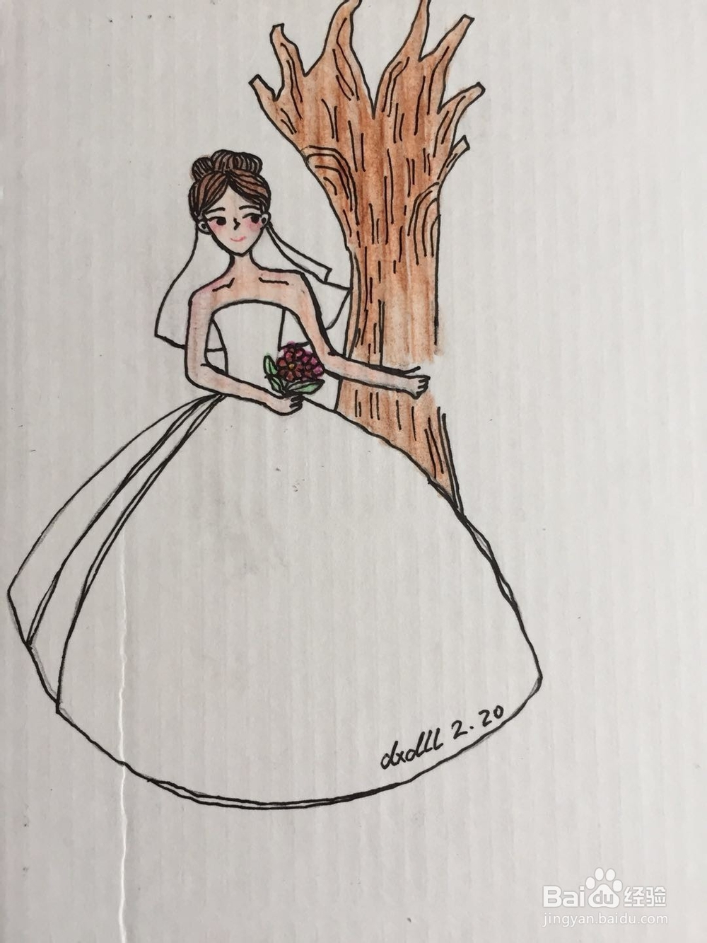 插画教程之新娘