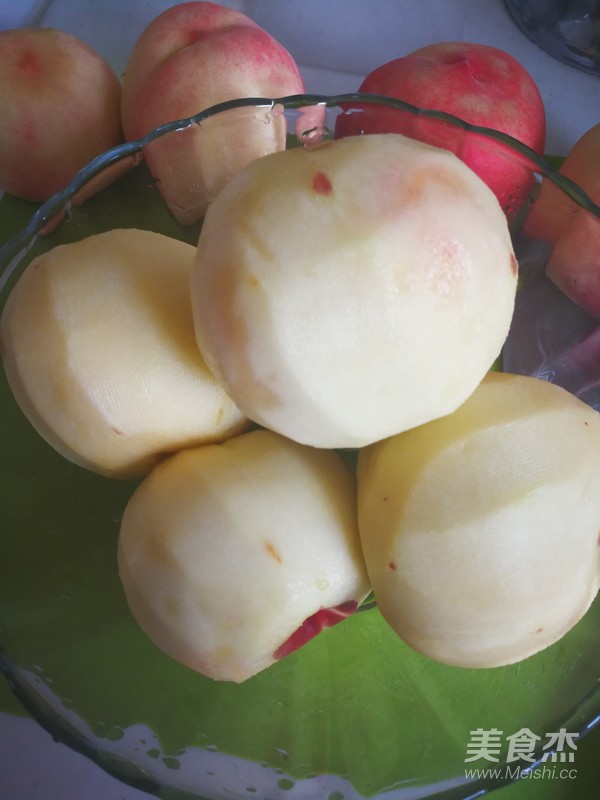 原汁桃罐头的做法