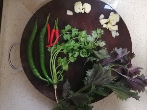 紫苏炒田鸡制作方法!