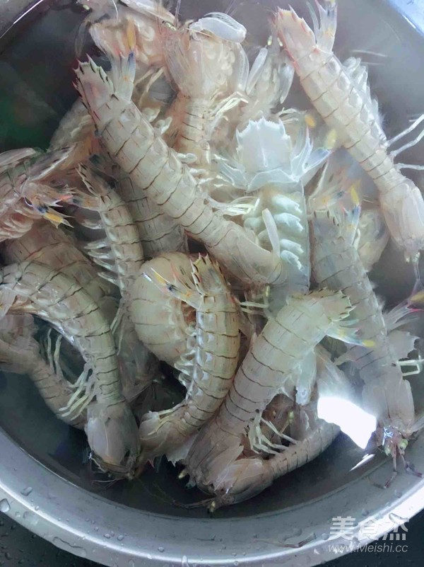 清蒸虾爬子的做法