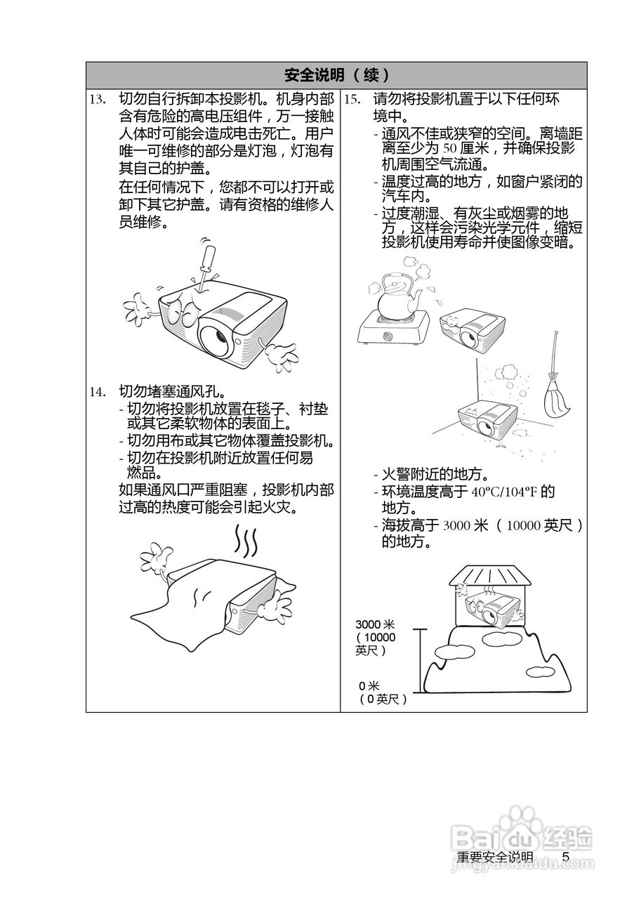 明基MP526投影仪使用说明书:[1]