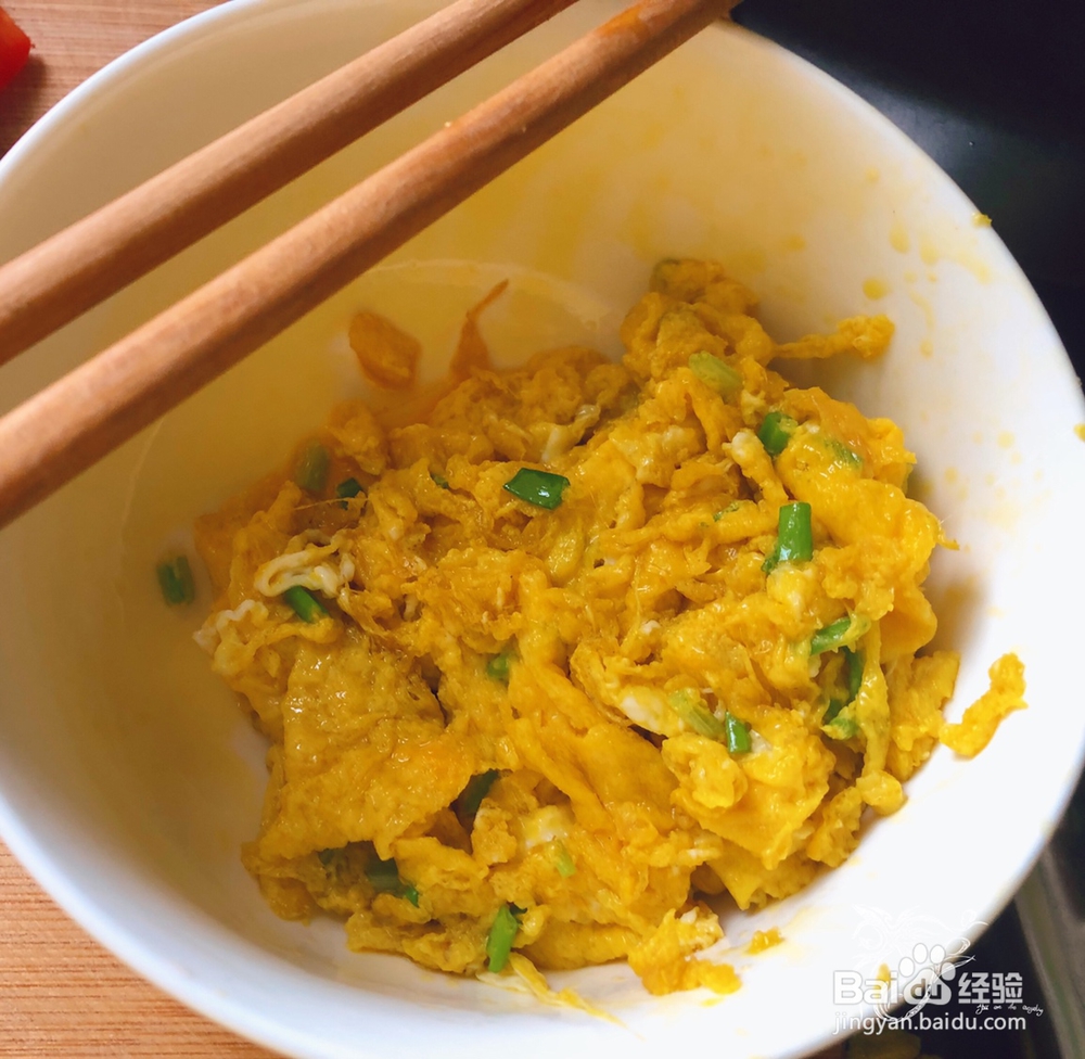 给对象做的番茄鸡蛋炒面