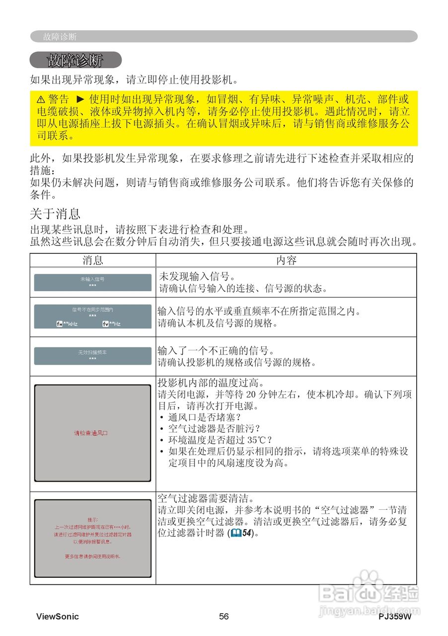 优派PJ359W投影机使用说明书:[7]