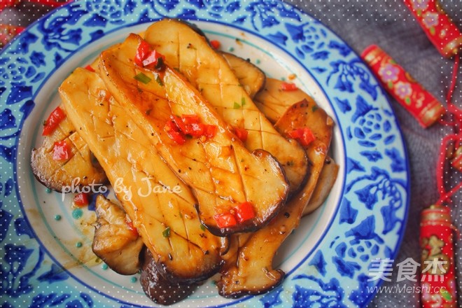 香煎杏鲍菇的做法