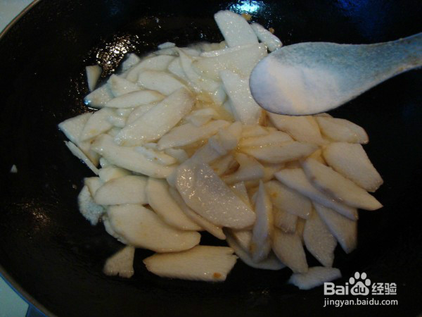 醋溜山药的做法