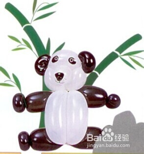 魔法气球造型教程系列之：[12]熊猫