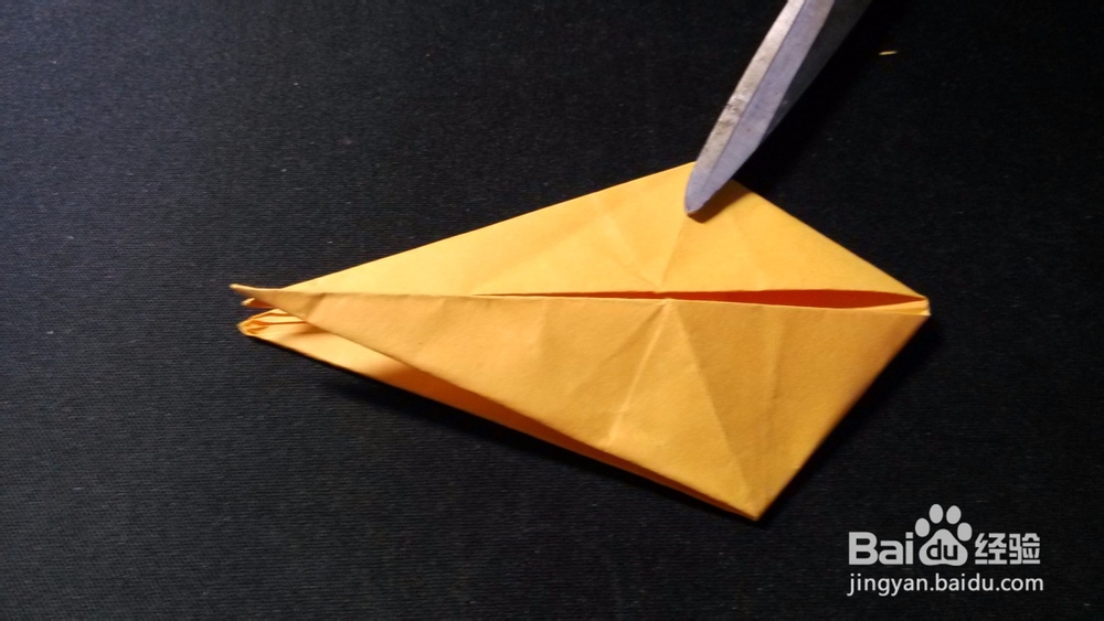 如何用纸折叠驼鸟