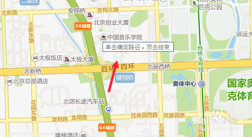 搜狗地图如何测两地距离