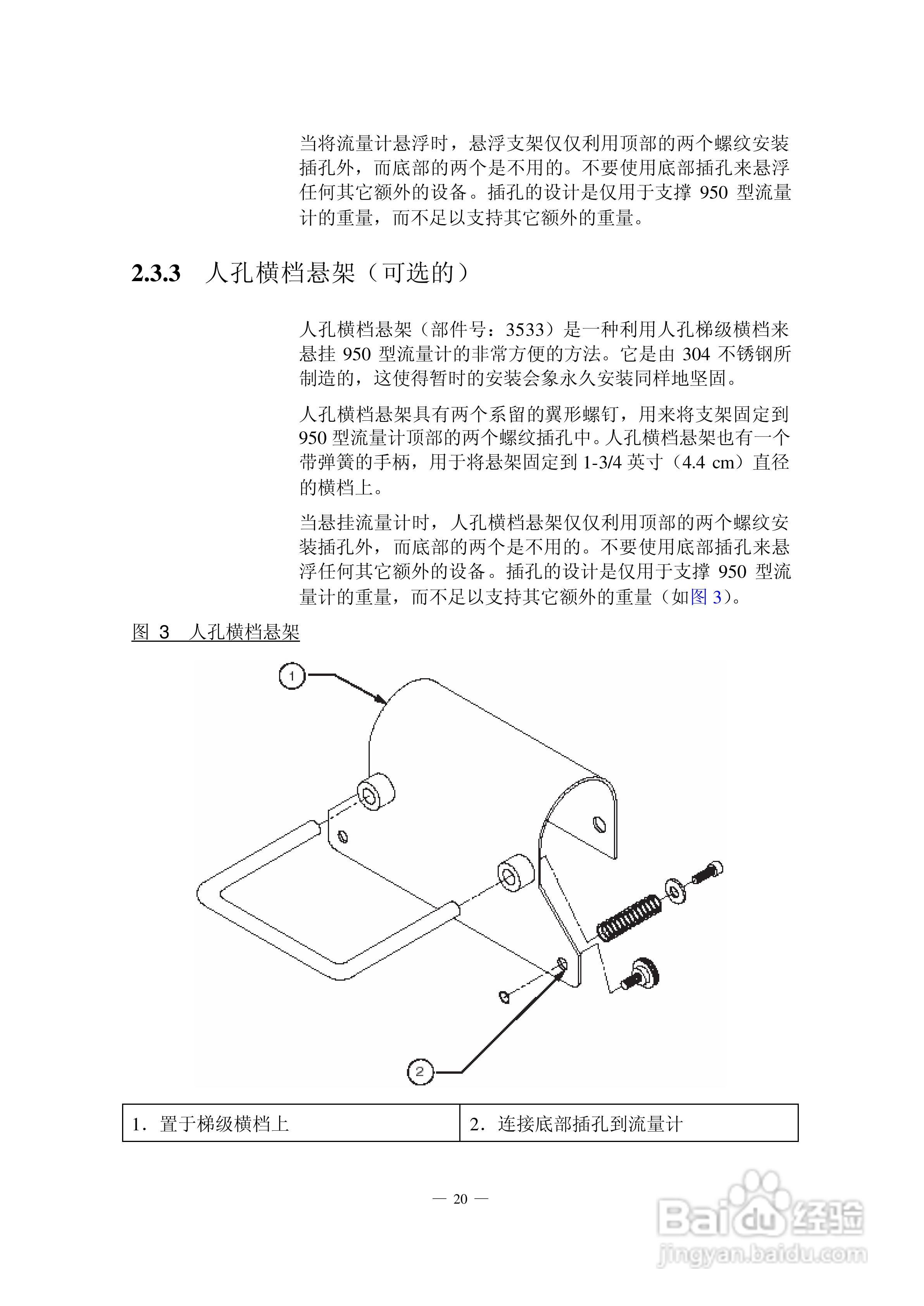 HACH 950 型流量计使用说明书:[3]