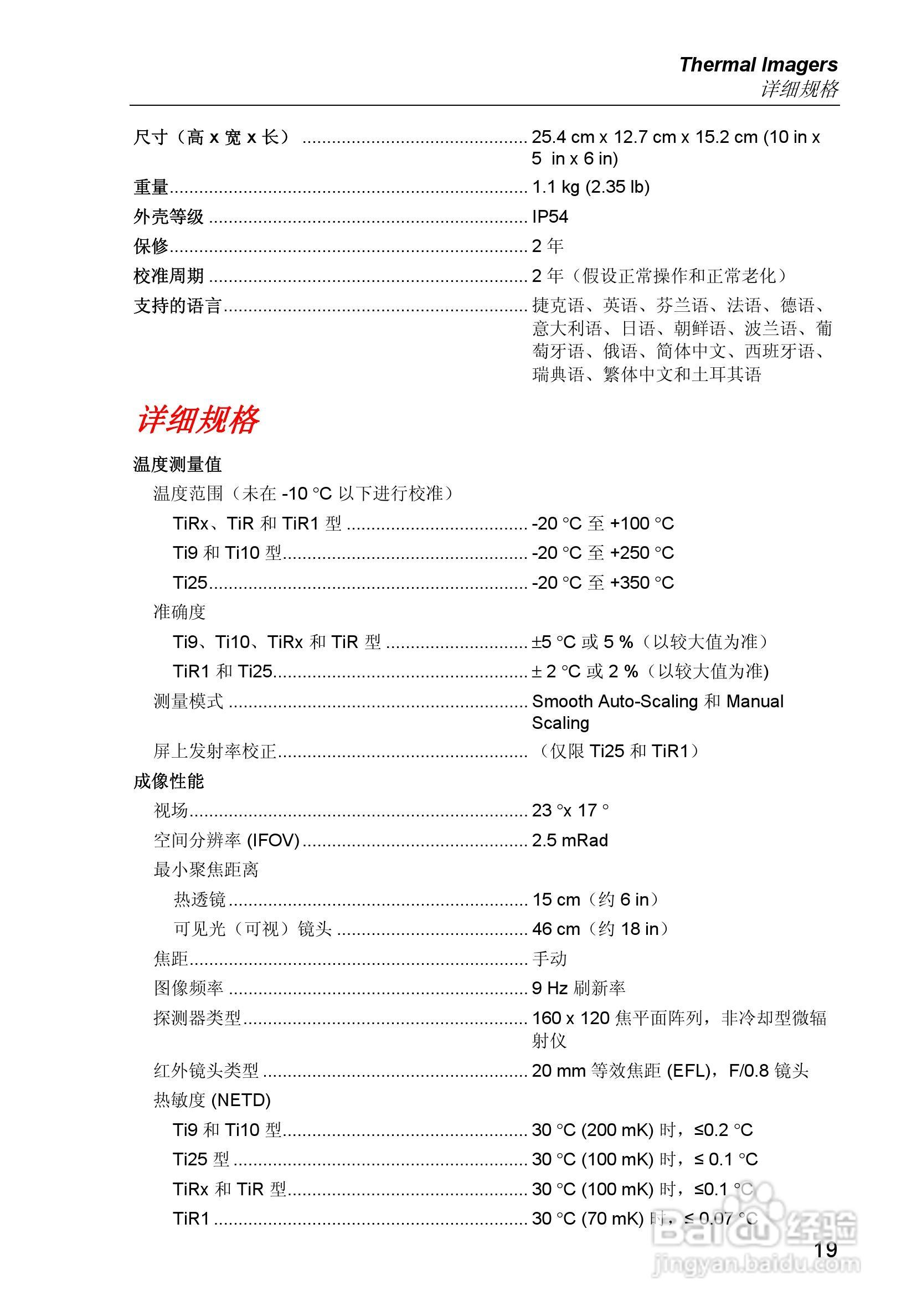 福禄克Fluke Ti25热像仪使用说明书:[3]