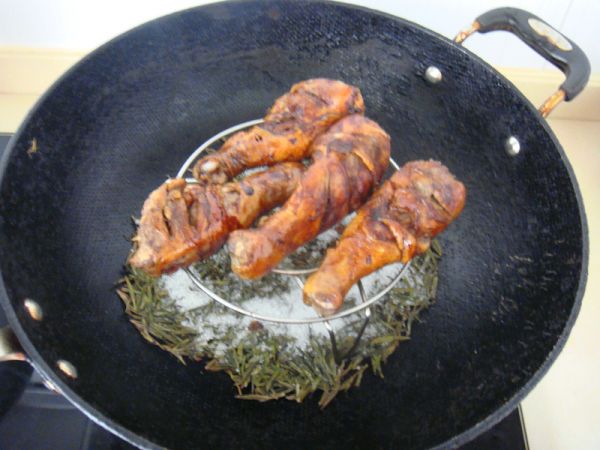 椒盐茶香鸡腿