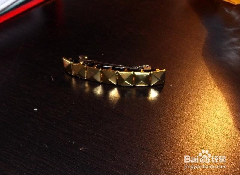 自己DIY朋克风格发夹