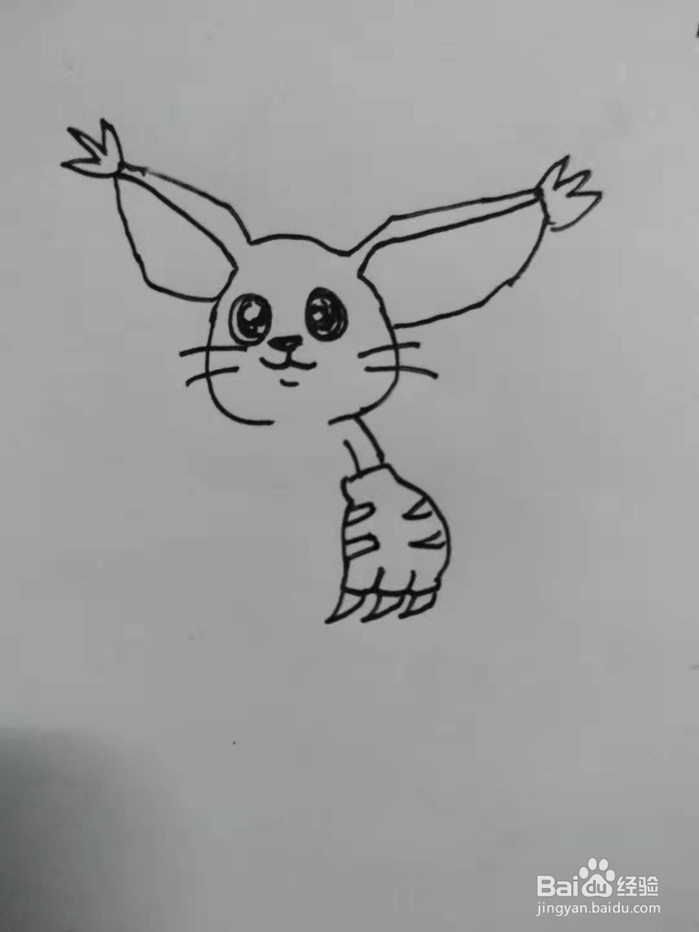 数码宝贝迪路兽手绘教程