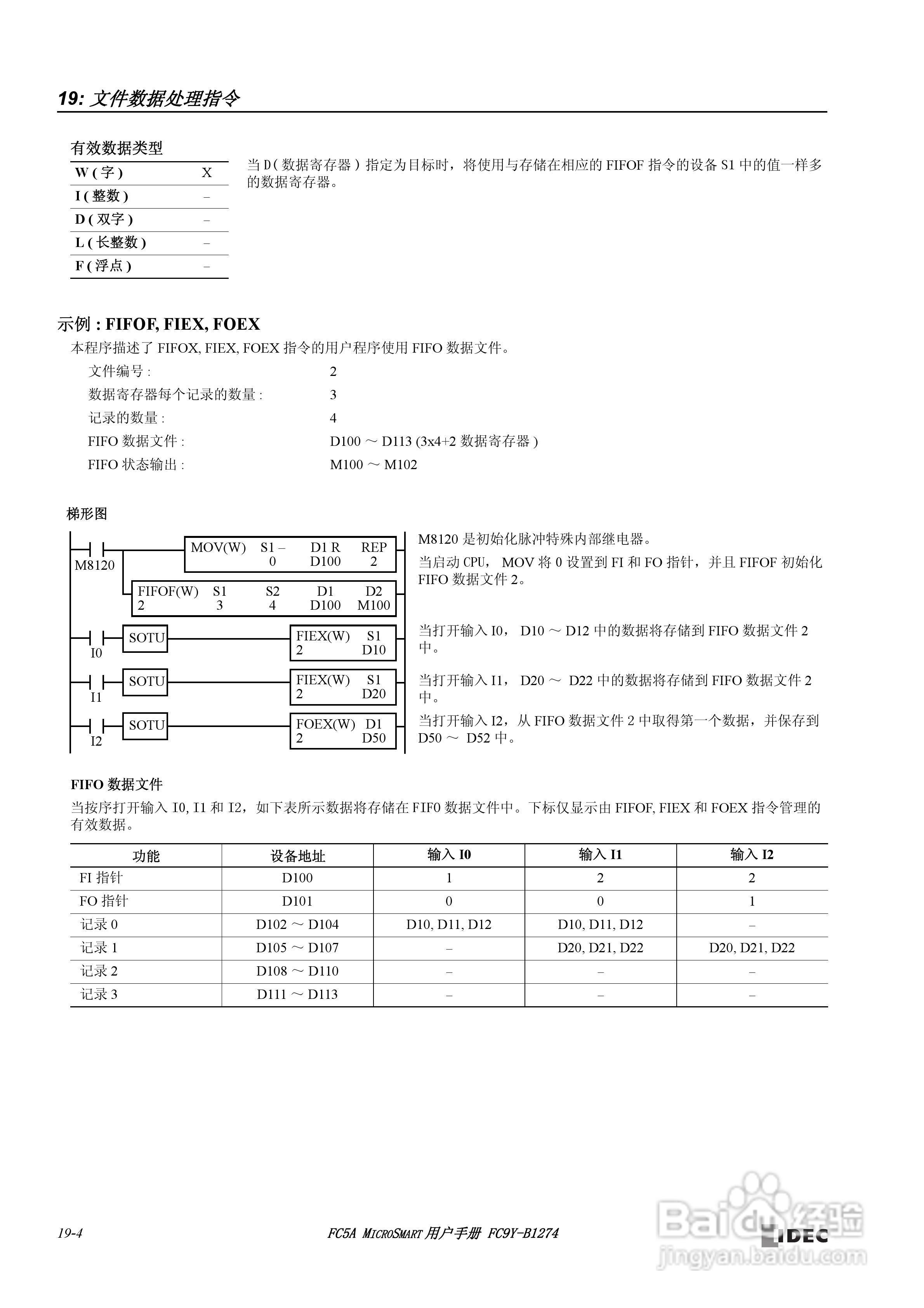 FC5A型可编程控制器_显示器使用说明书:[23]