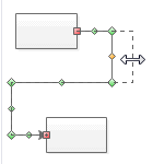 流程图软件中直角连接线的使用