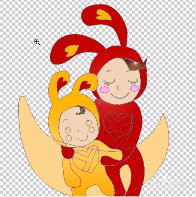 妈妈宝宝卡通图片绘制（妈妈宝宝 卡通）[图]