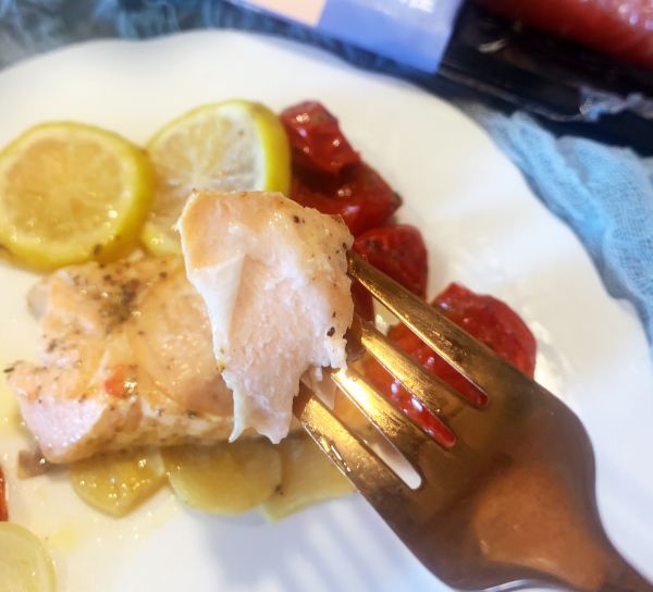 法式柠檬烤三文鱼