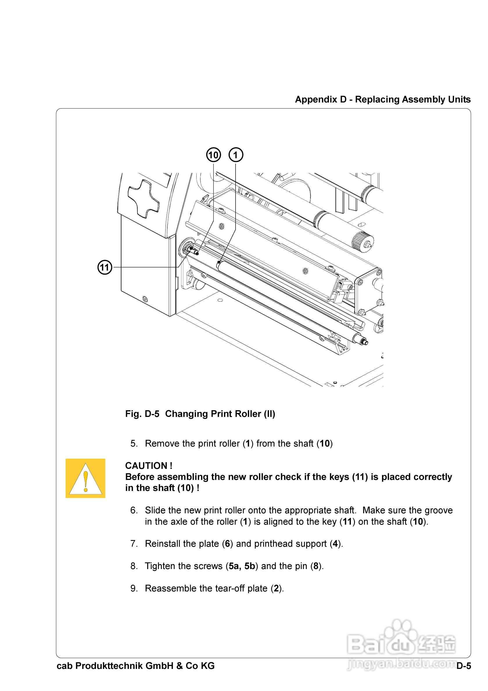 cab A8300打印机使用说明书:[12]