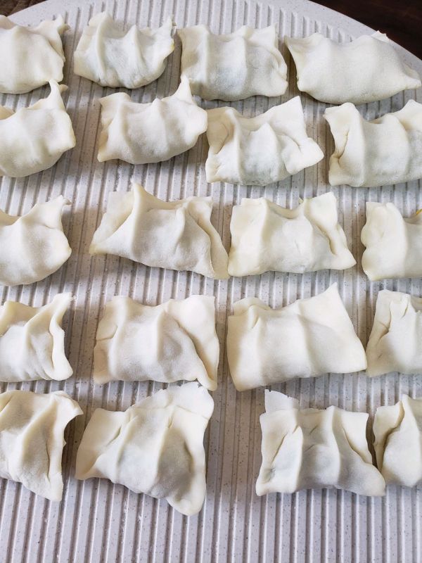 饺子萝卜虾仁鸡蛋排排子