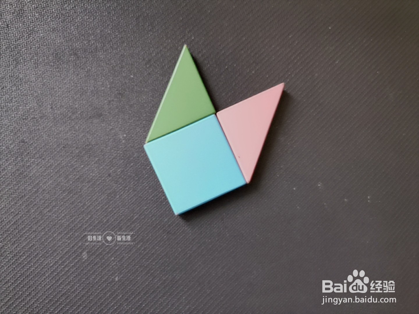 儿童益智七巧板 如何用七巧板拼一只猫(17)