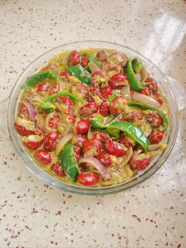 蒜蓉咖喱小龙虾