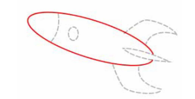 简笔画如何画火箭