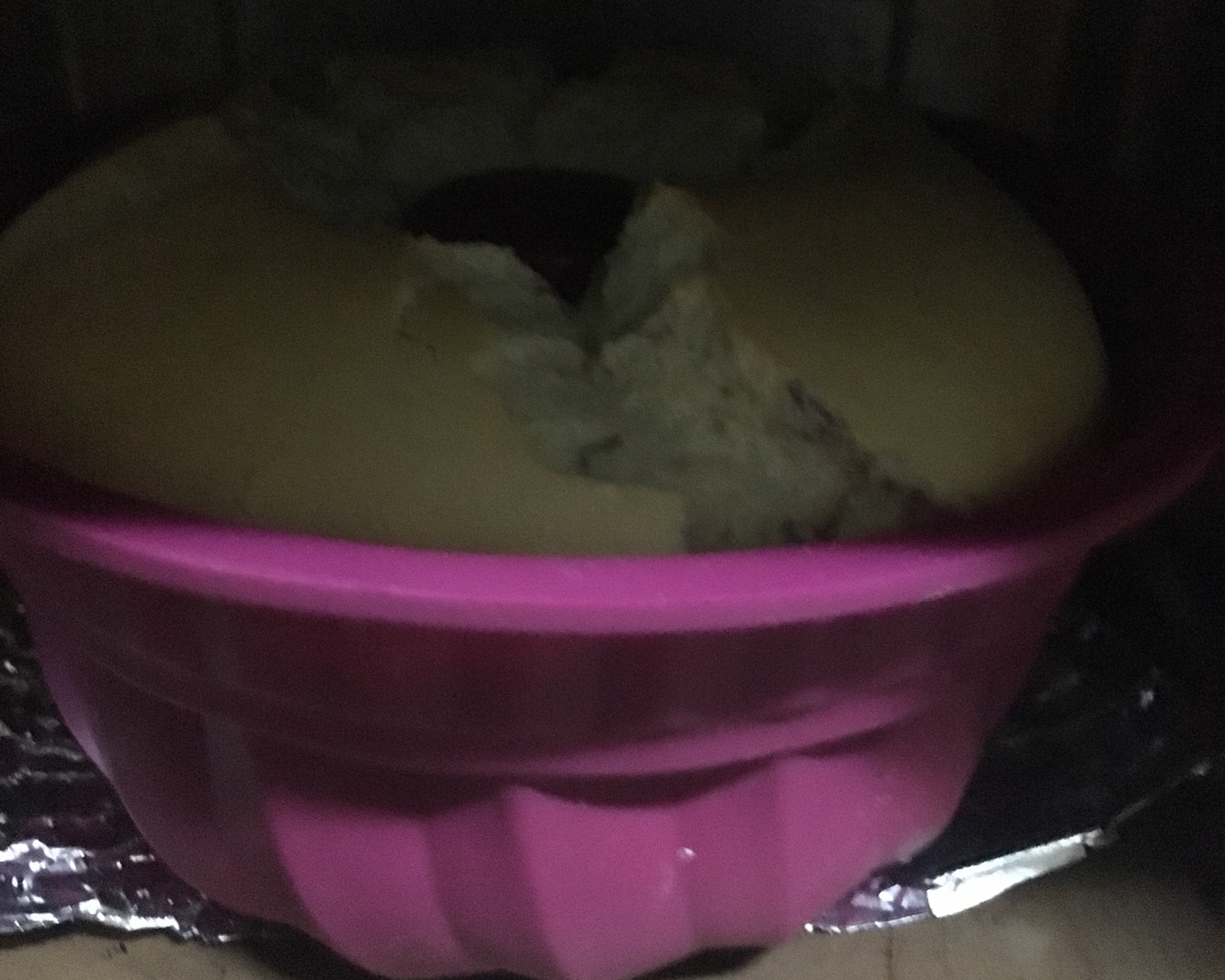 红糖玫瑰花蜜戚风蛋糕,软软的超好吃