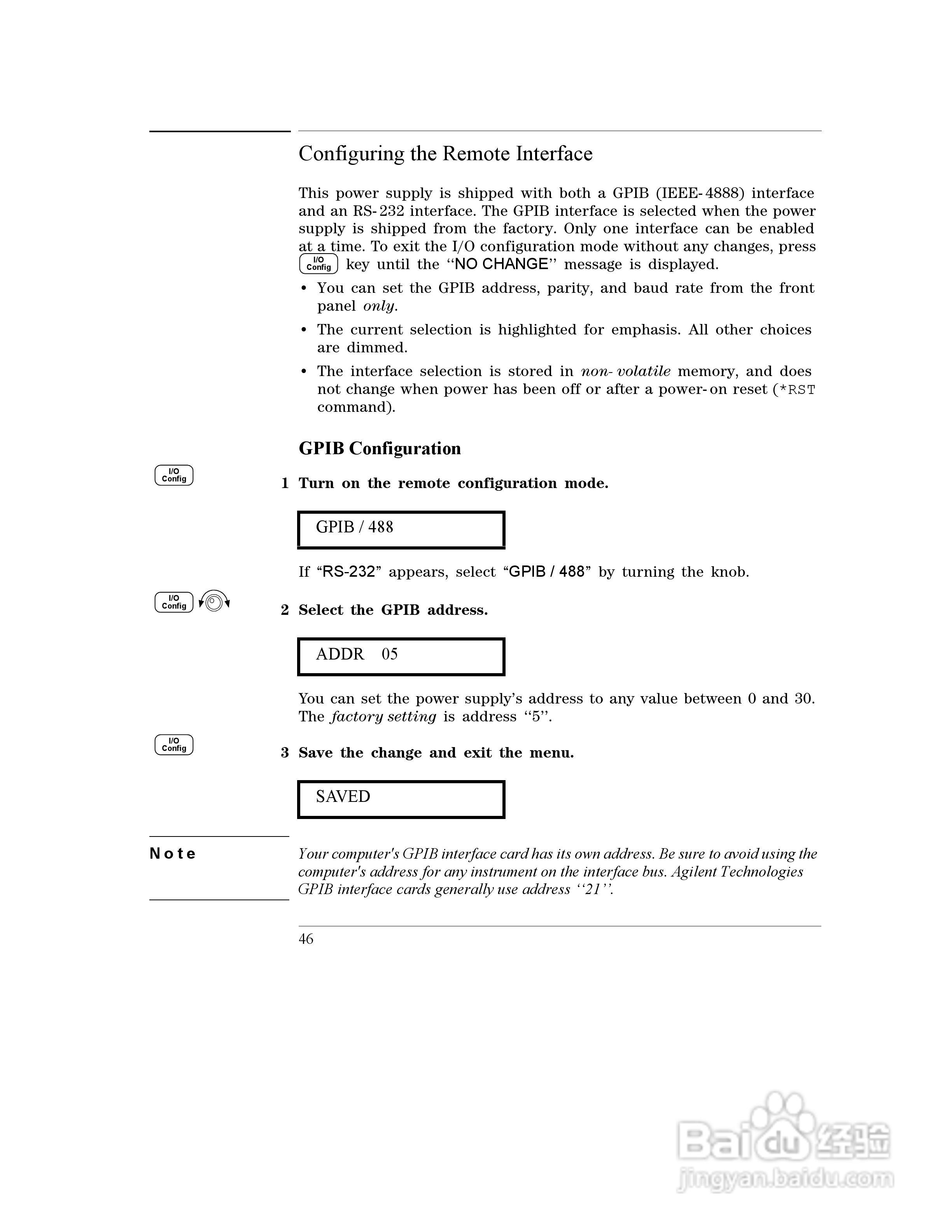 E3645A型80W电源供应器操作手册:[5]