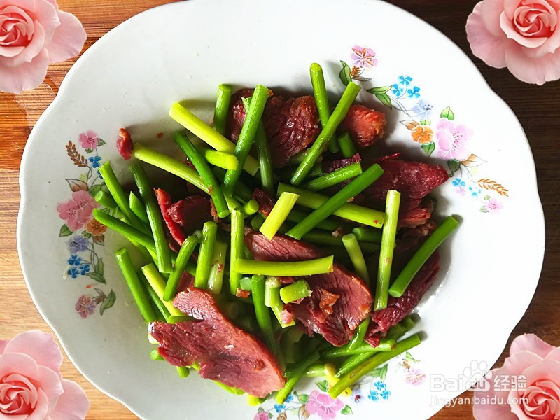 怎么做好吃又营养的牛肉蒜苔