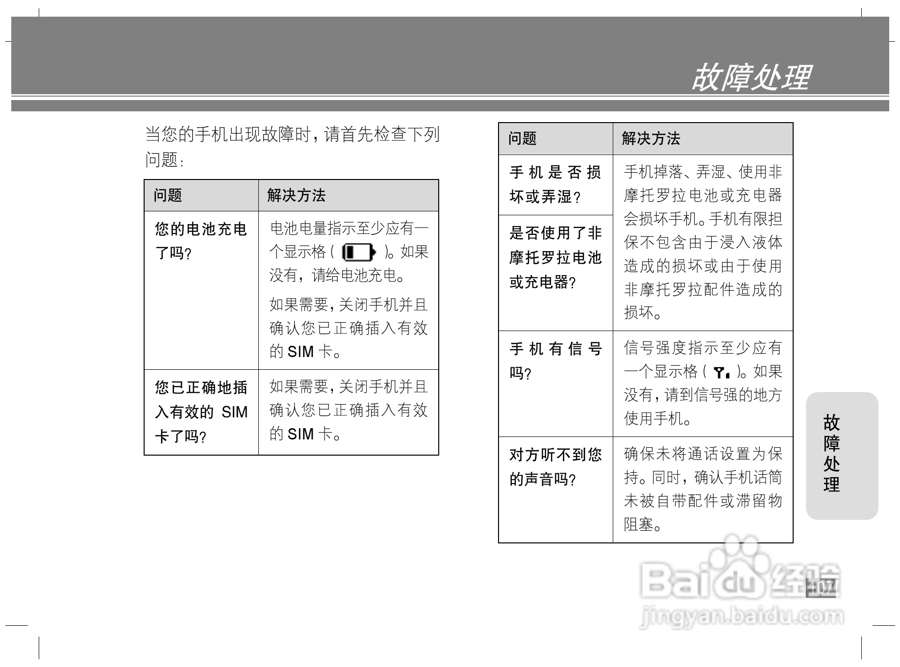 摩托罗拉E6S手机说明书:[11]
