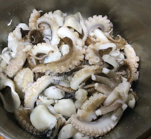 爆炒沙姜鱿鱼须