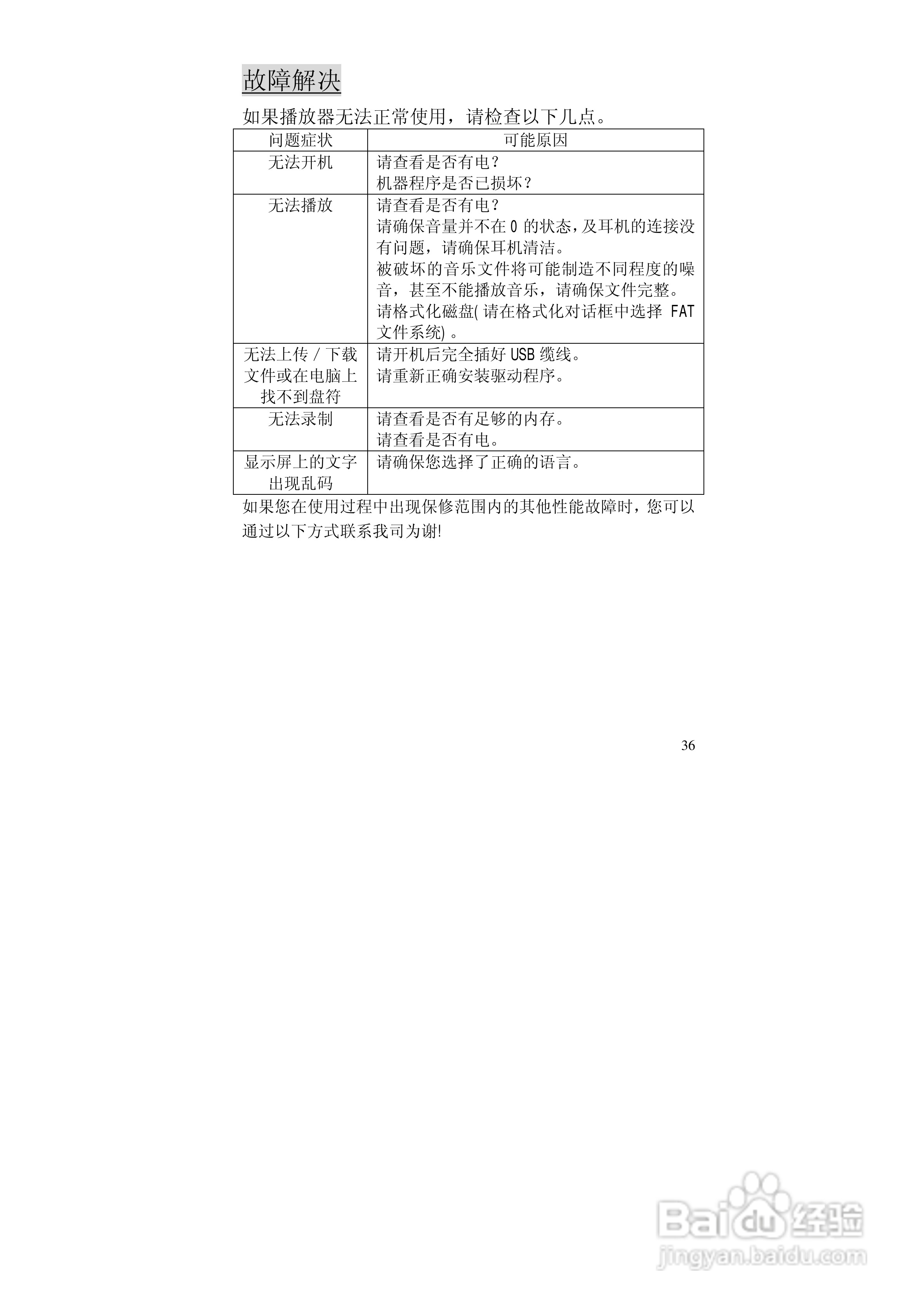 巨诺 BF-616随身听说明书:[4]