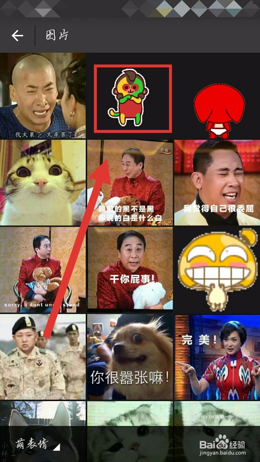 怎样在支付宝聊天和导入自定义表情