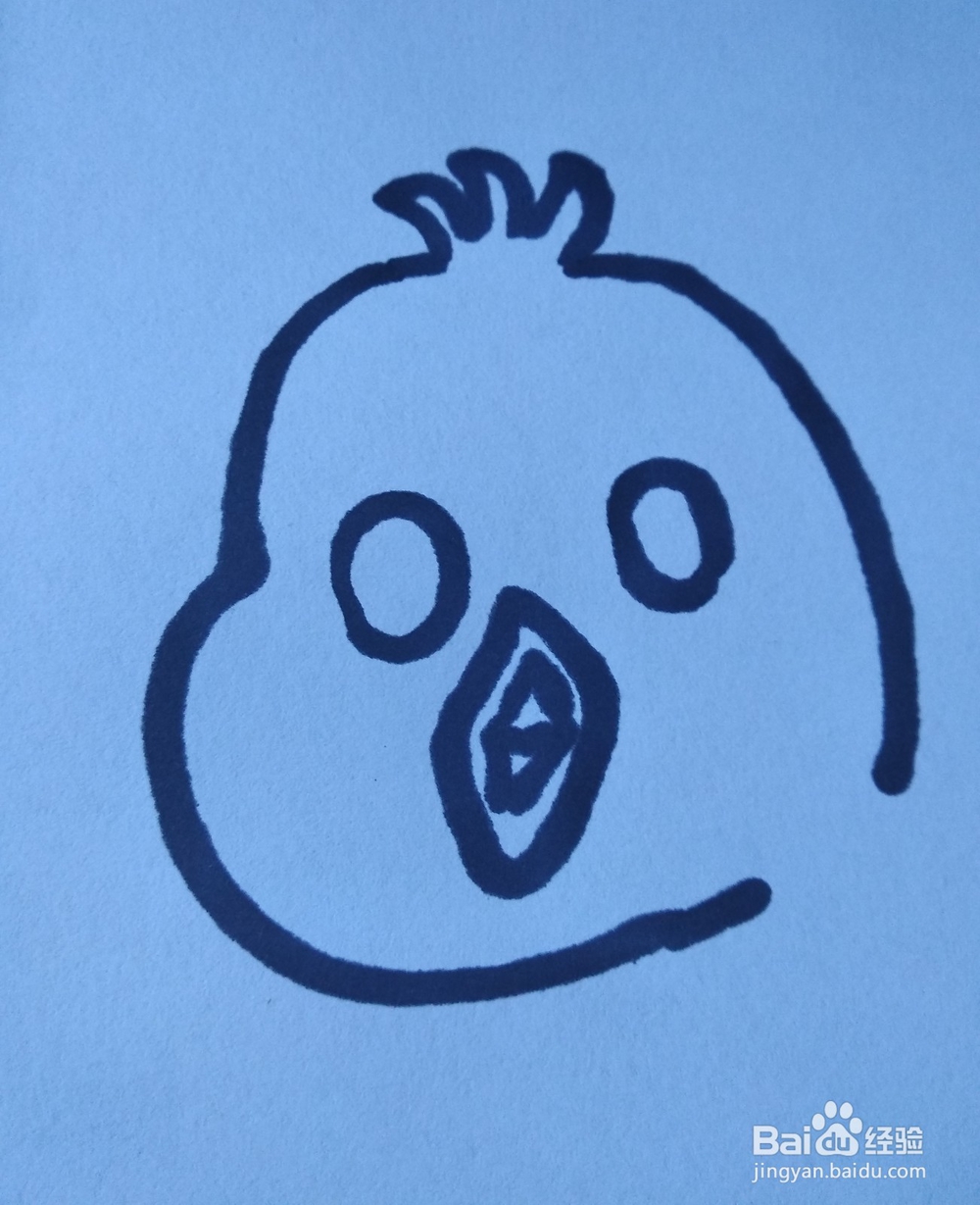 动物简笔画之小鸟简笔画