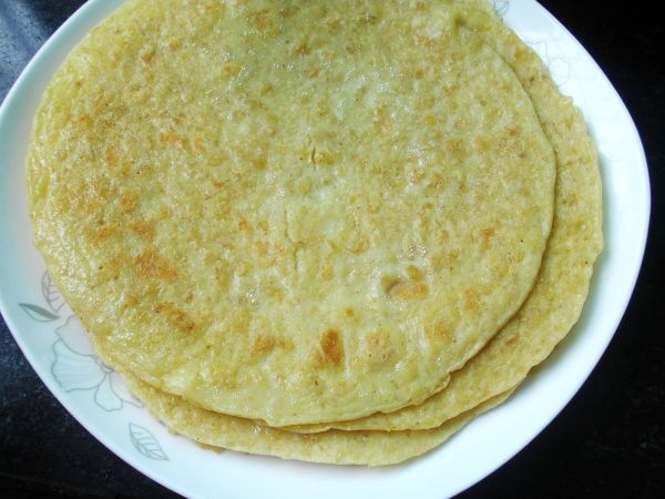 燕麦蛋饼卷土豆丝
