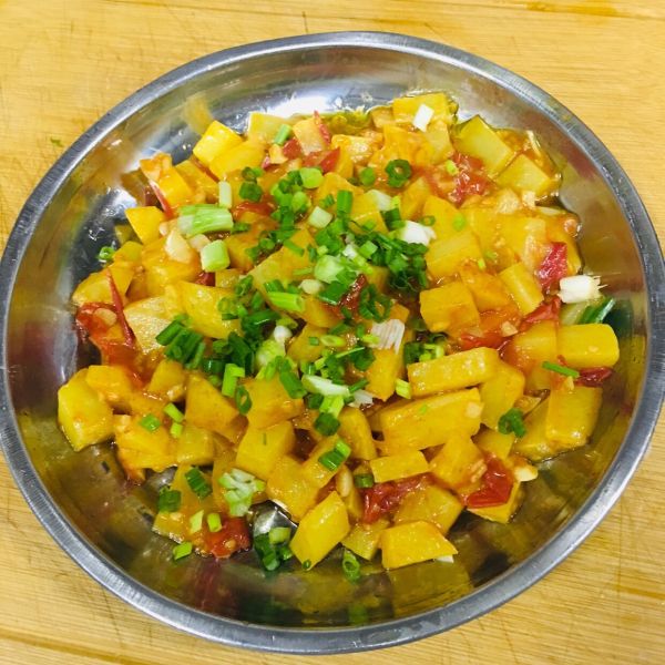 西红柿酱拌土豆