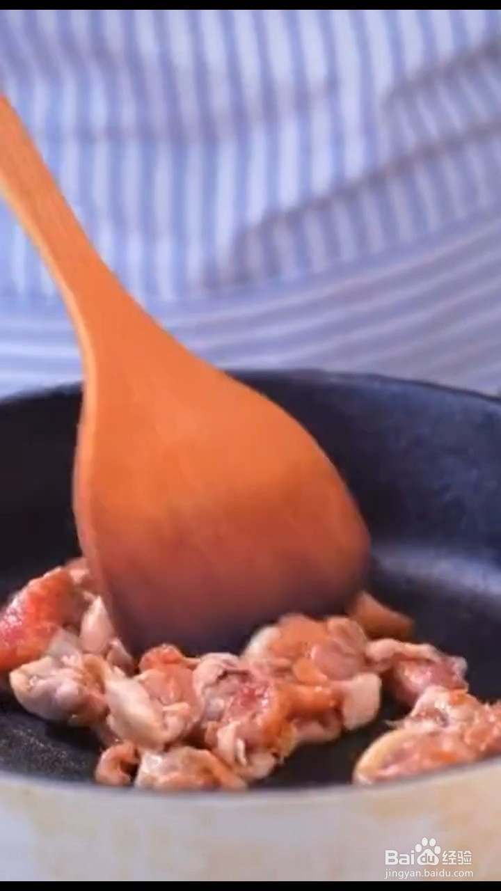 怎么做蚕豆炒鸡丁
