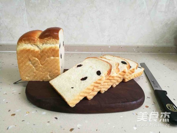 港式吐司-葡萄干夹馅