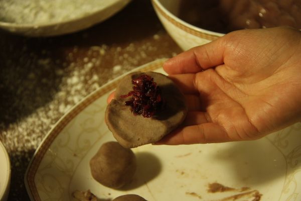 荷叶抹茶冰皮月饼