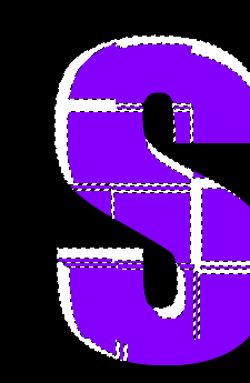 制作分开拼接的艺术效果字(3)