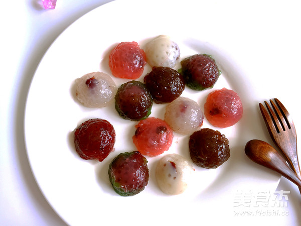 炫彩西米粽的做法