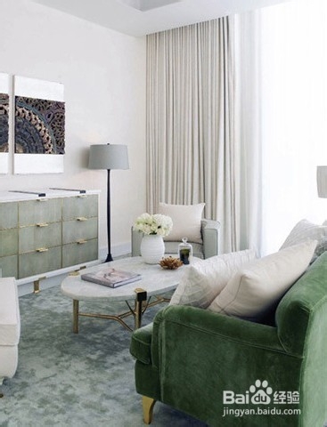 让你的客厅增加点俏皮色