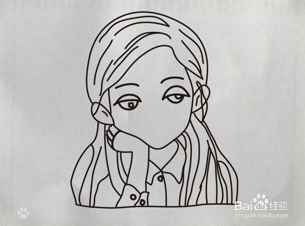 【简笔画】邓恩熙的画法