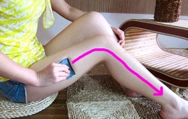 使用瘦腿精油的效果
