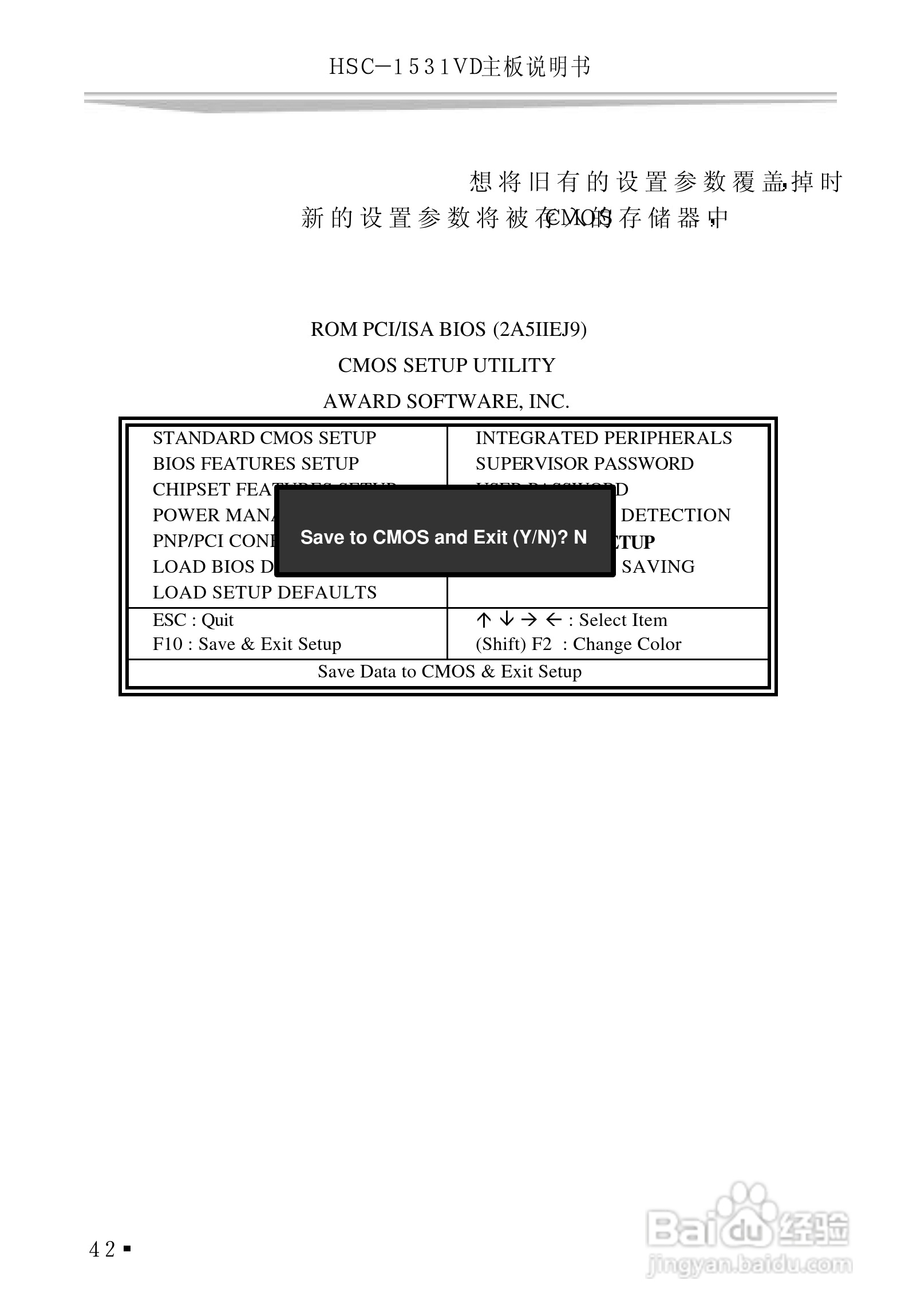 研祥HSC-1531VD工业级CPU板卡说明书:[5]