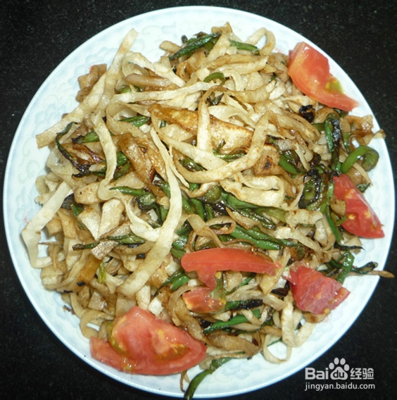 鸡蛋炒饼的做法