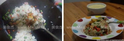 板栗鲜贝饭的做法