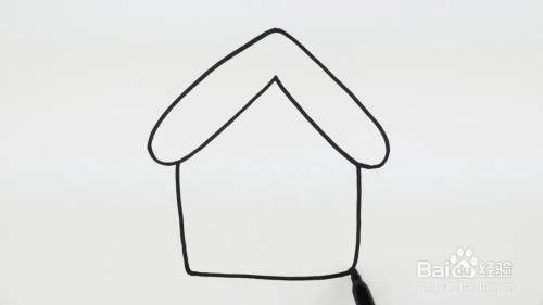 农家小屋 怎么画 百度经验