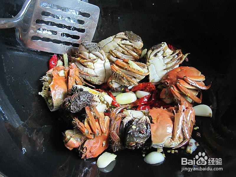 开胃麻辣口水蟹的家庭制作方法